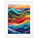 Abstract Rainbow Wave Landscape thumbnail