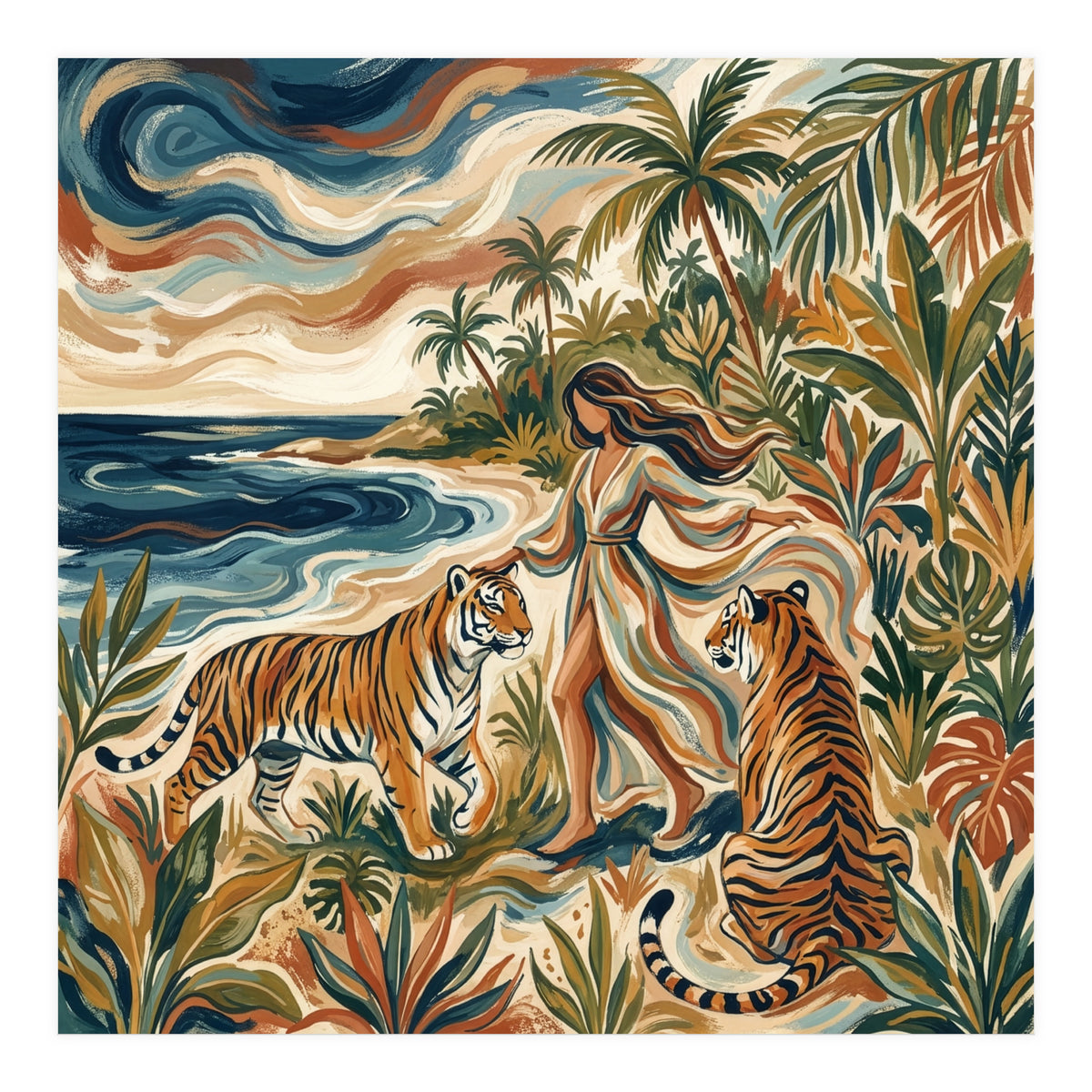 Roaming With Tigers (Print Only)