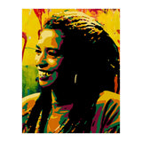 Angela Davis Colorful abstract Art (Print Only) thumbnail