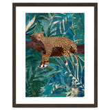 Leopard wearing shoes in the jungle thumbnail