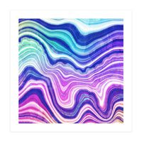 Neon Agate Texture 01 (Print Only)