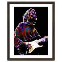Eric Clapton Rock and Blues Guitarist Legend v4