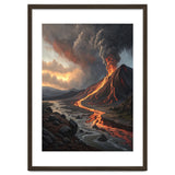 Dramatic Volcanic Eruption Landscape Art thumbnail