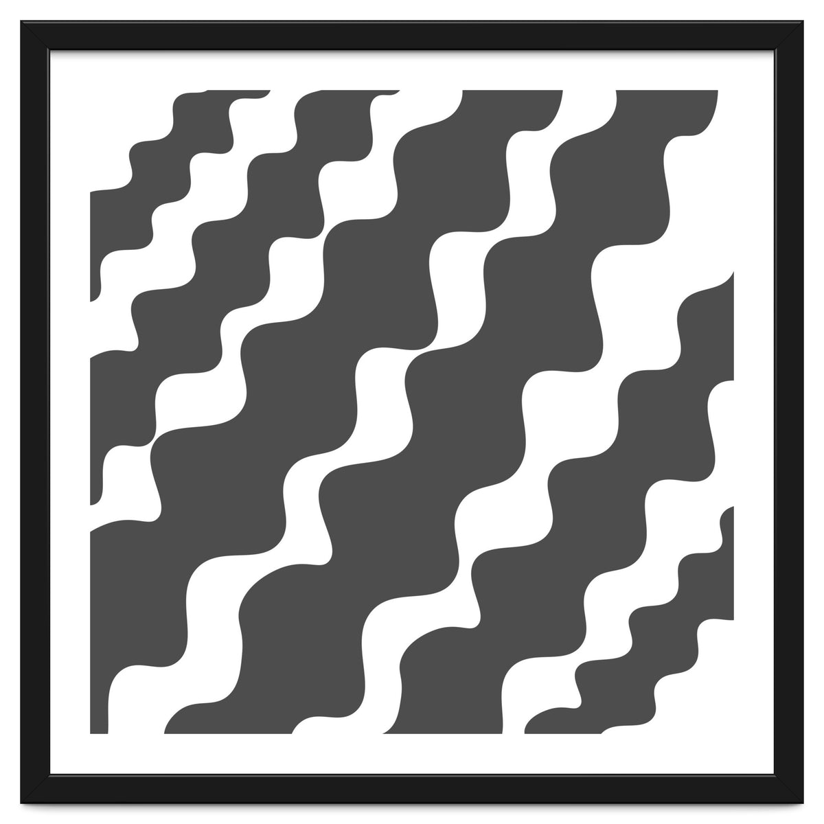 Grey Wavy Pattern