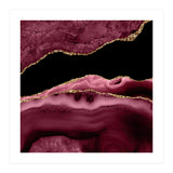 Burgundy & Gold Agate Texture 13  (Print Only) thumbnail