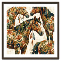 Rustic Horse Blossoms
