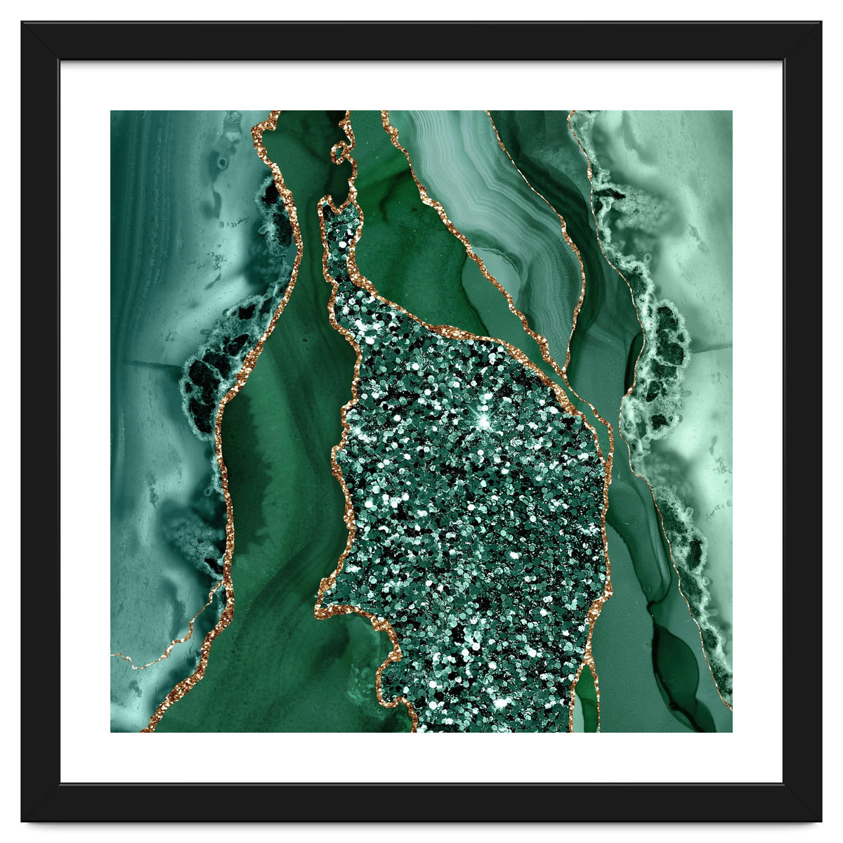 Agate Glitter Ocean Texture 15