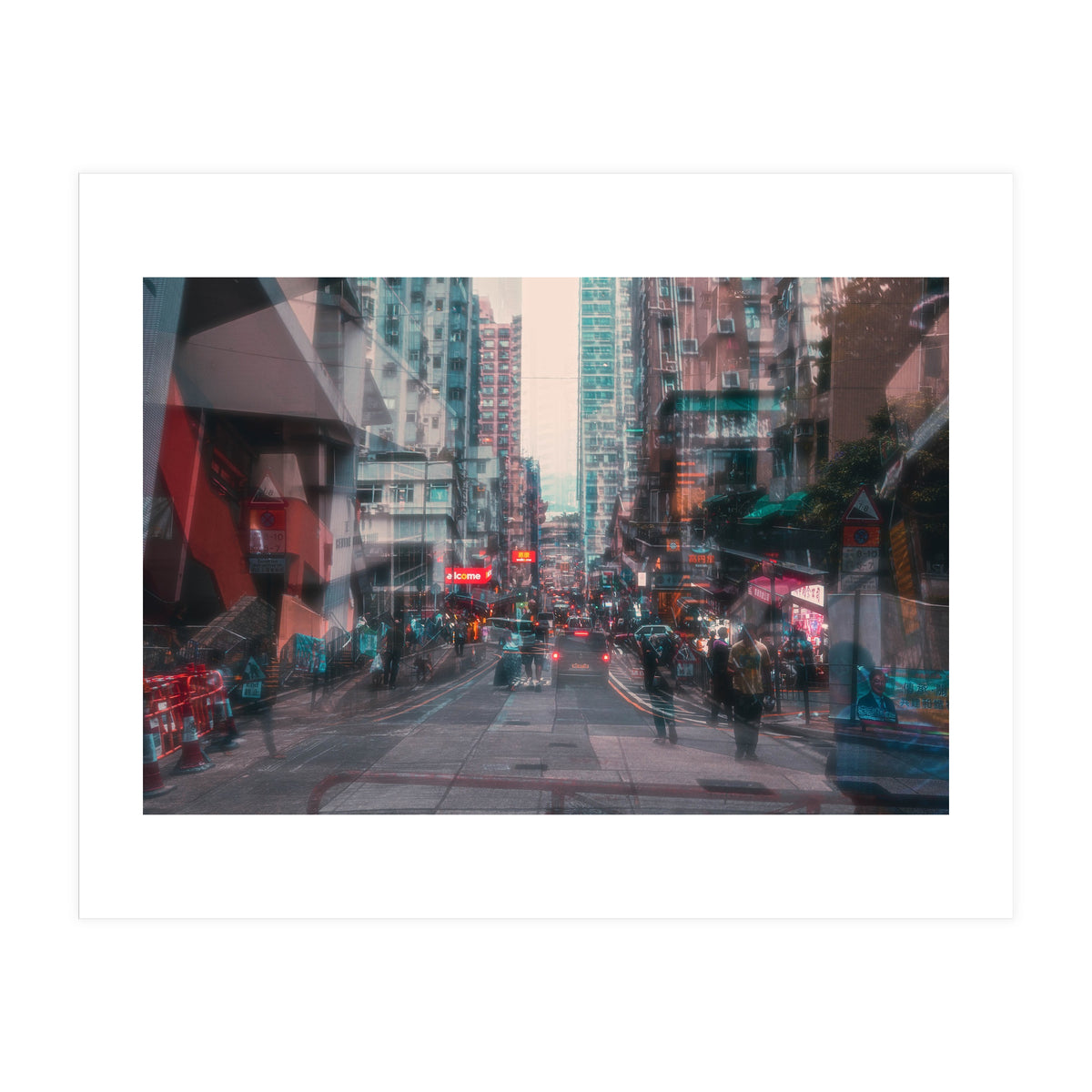 Street Photography - Double Exposure Sai Ying Pung (Print Only)
