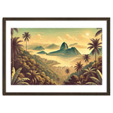 Vintage Brazil, Rio De Janeiro Tropics Poster thumbnail