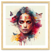 Festival Butterflies Hindu Portrait