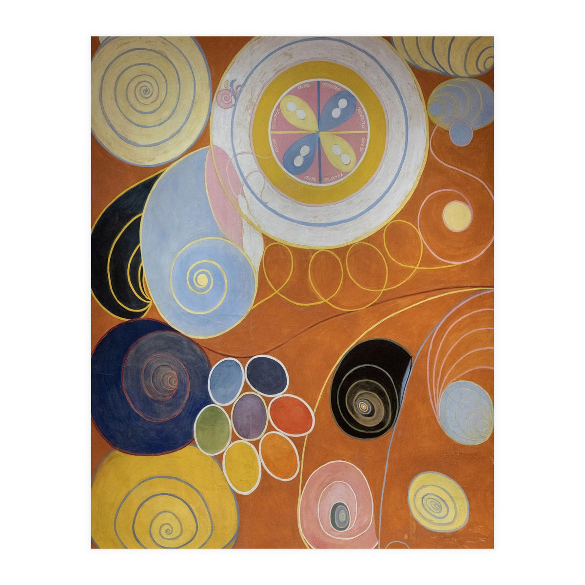 Hilma af Klint - The Ten Largest No 3 Youth Abstract Spiritual Art (Print Only)