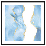 Blue & Gold Glitter Agate Texture 07 thumbnail