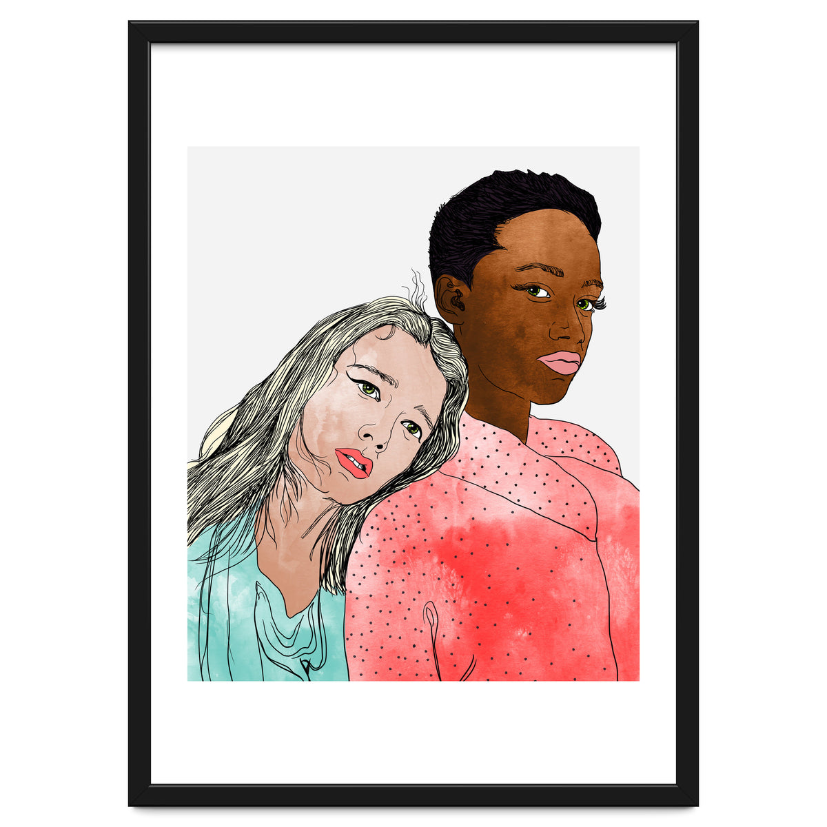 Egalitarism | Equality Anti-racism Feminism Multiculturism | Individuality Watercolor