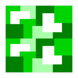 Green Abstract Square Tiles (Print Only) thumbnail
