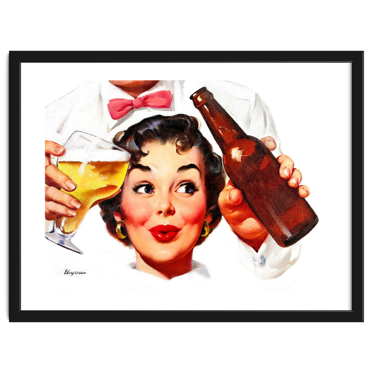 Pinup Beer Lover