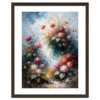 Ethereal Summer Garden Oil Painting