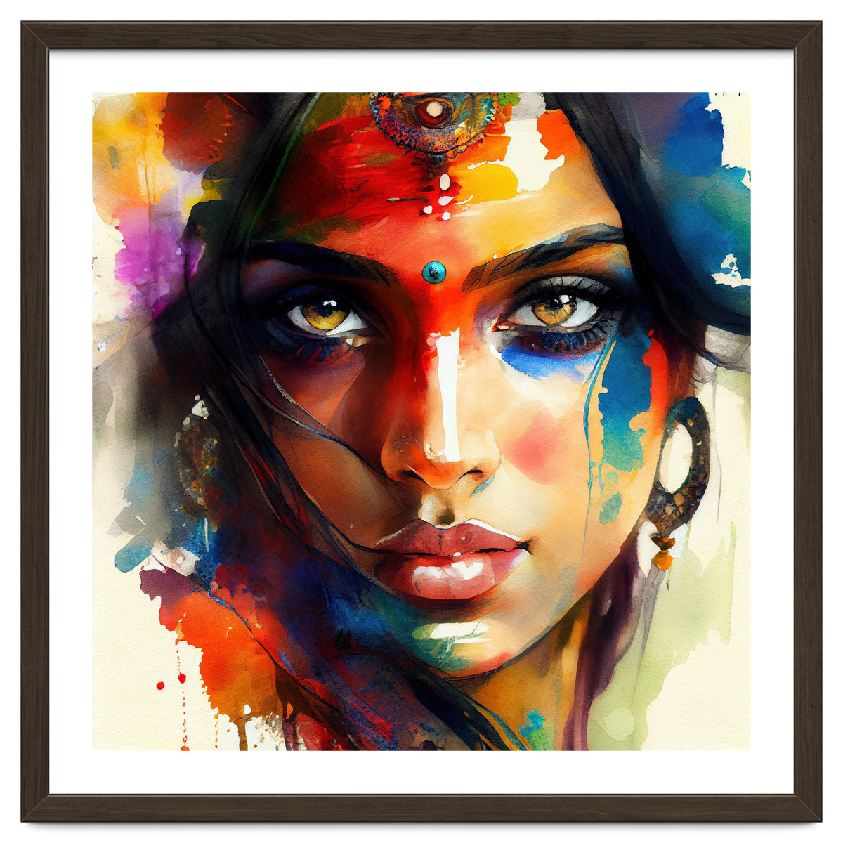 Radiant Bindi Hindu Portrait