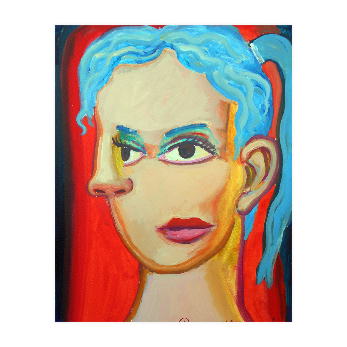 Cabeza De Mujer 25 (Print Only)