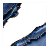 Navy & Gold Agate Texture 27 (Print Only) thumbnail