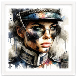 Watercolor Napoleonic Soldier Woman #5 thumbnail