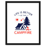 Life Is Better At The Campfire – Funny Camping Quote Gift for Campers thumbnail