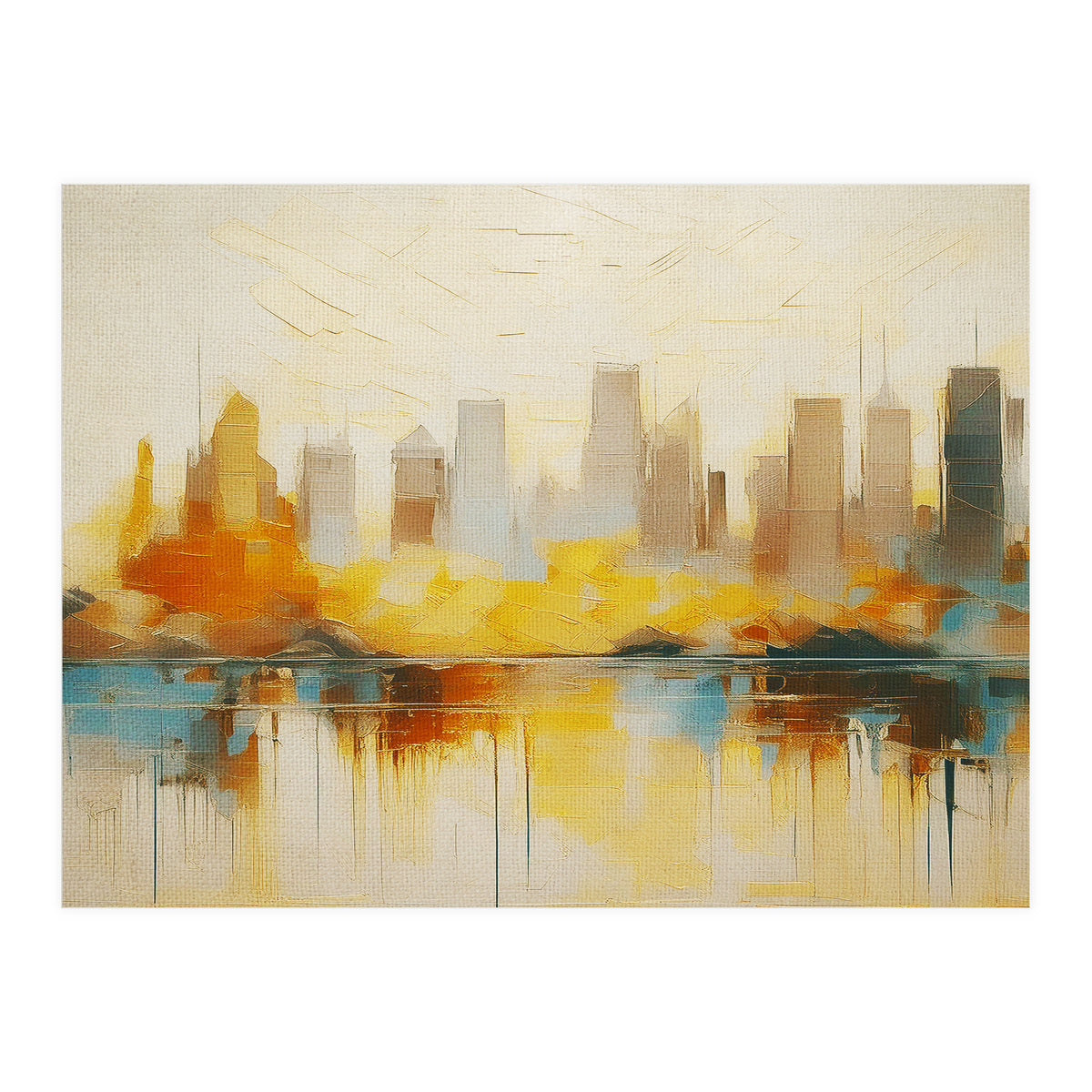 Buildings At Dusk 03 (Print Only)