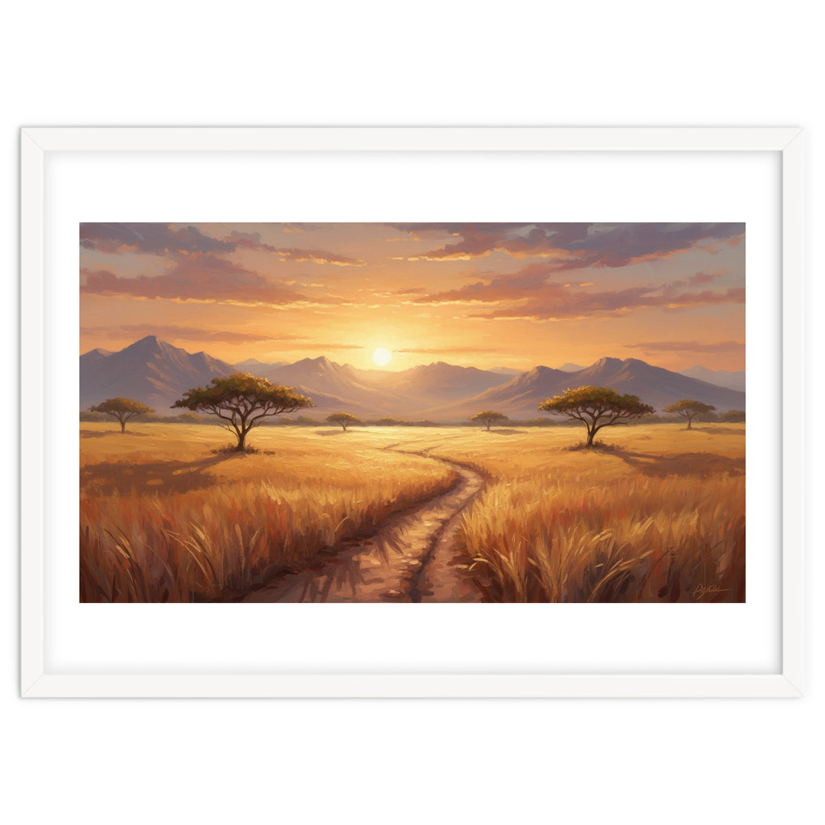 Golden Peak Sunset