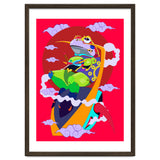 Knight Frog Pop Art Illustration thumbnail