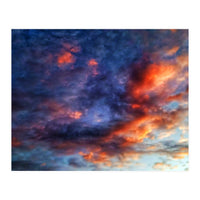 Cloudy sky at sunset  (Print Only)