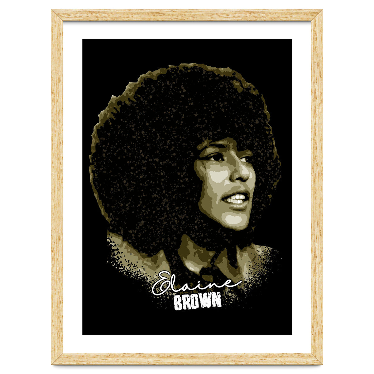 Vintage Elaine Brown American Prison Activist