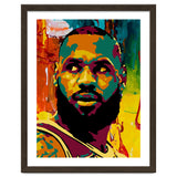 LeBron James Colorful abstract thumbnail