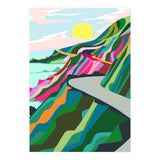 The Best Is Yet To Come, Nature Travel Landscape Colorful, Hope Positivity Growth Mindset, Eclectic Bohemian Forest Contemporary, Illustration Adventure Sunset (Print Only) thumbnail