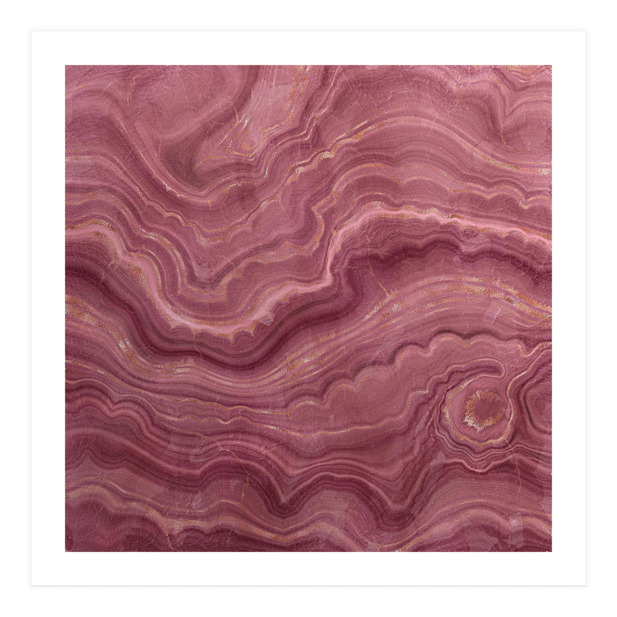 Pink Agate Texture 05 (Print Only)