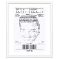 Receipt Art Elvis Presley