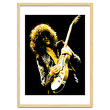 Jimmy Page American Rock Band Guitarist Legend in Pop Art thumbnail