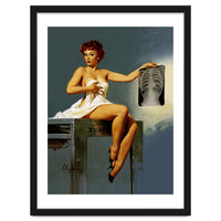 Pin Up Sexy Girl At The Doctor