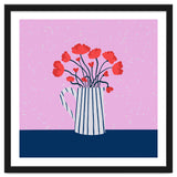 Poppies – pink and blue thumbnail