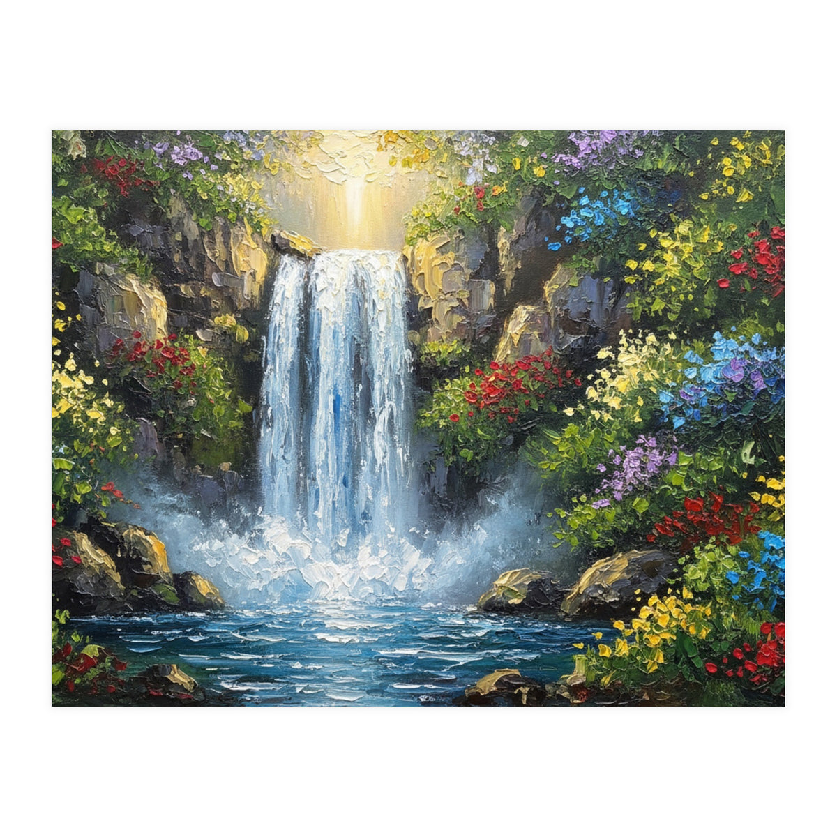 Enchanted Cascading Garden (Print Only)