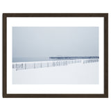 Pier in the winter seascape thumbnail