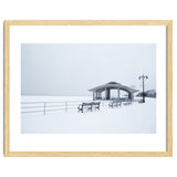Benches in the Winter seascape thumbnail