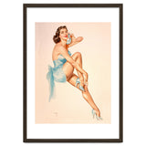Beautiful Pinup Woman Posing In Ballerina Costume thumbnail