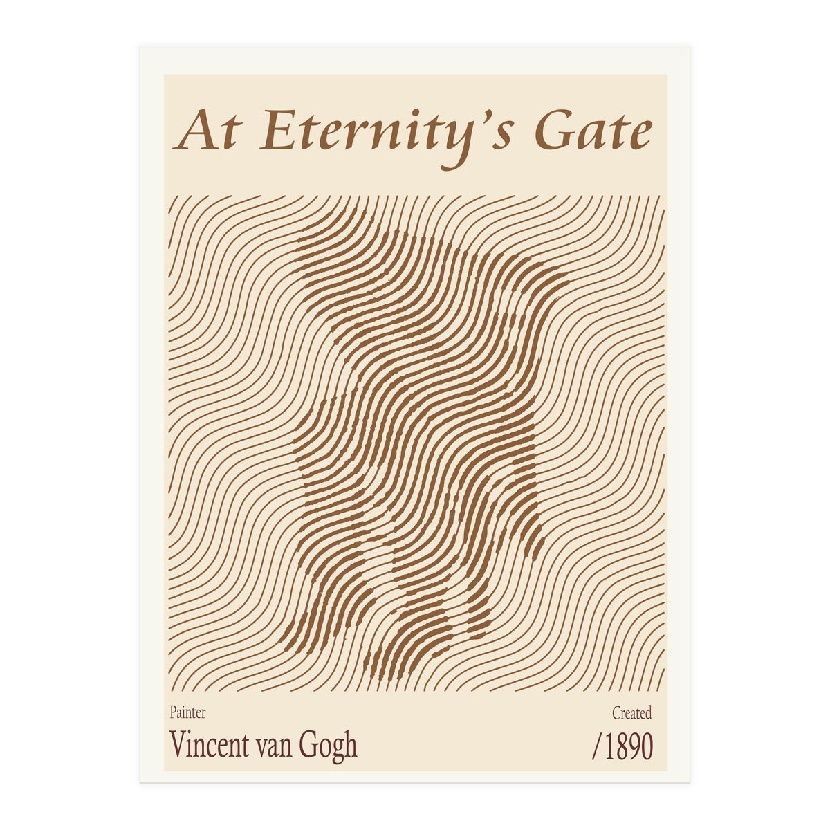 At Eternity’s Gate Vincent Van Gogh (1890) (Print Only)