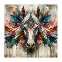 Ornate Horse Portrait (Print Only)