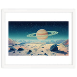 Alien Horizon: Saturn-Inspired Planetary Landscape thumbnail