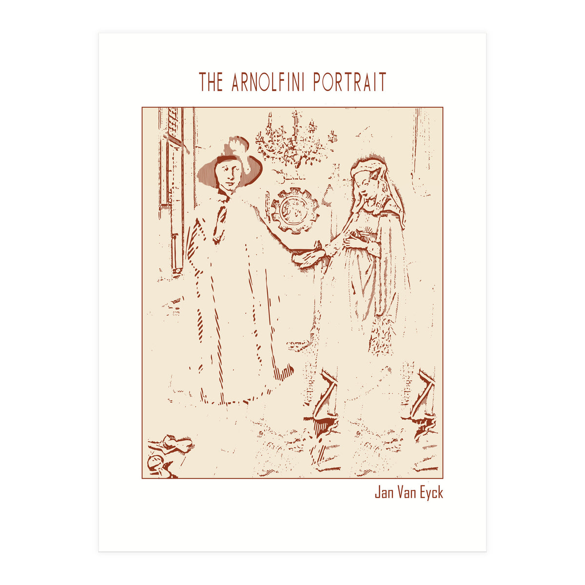 The Arnolfini Portrait  (Print Only)