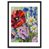 Vibrant Wildflower Meadow Oil Painting thumbnail
