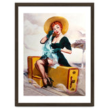 Pinup Sexy Girl Left At The Bus Station thumbnail