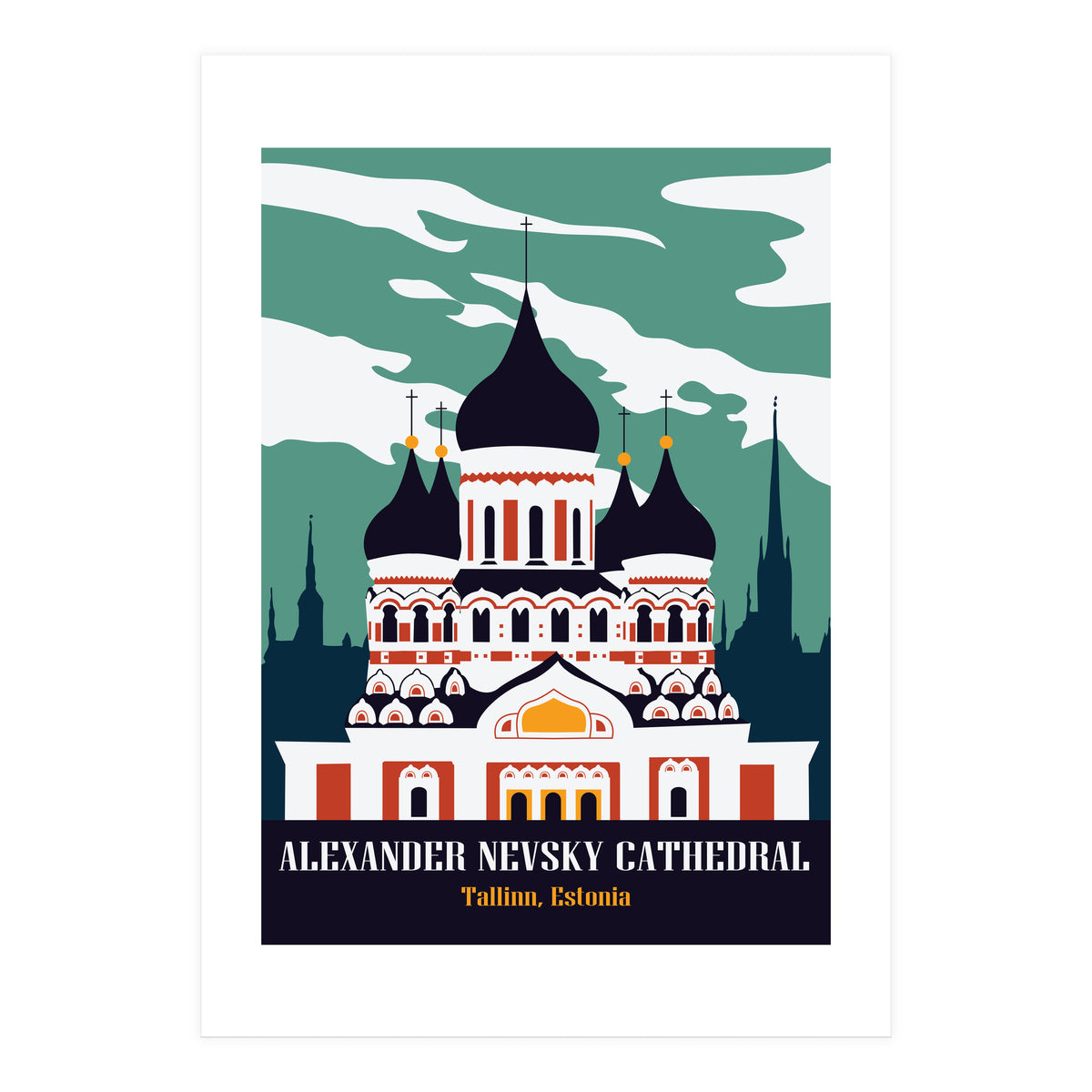 Alexander Nevsky Cathedral, Talinn, Estonia (Print Only)