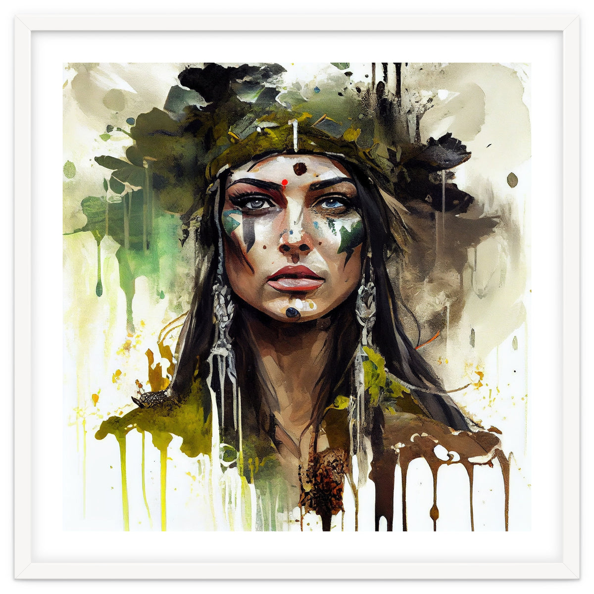 Ceremonial Druid Warrior Portrait