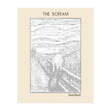 The Scream – Edvard Munch (ascii art)  (Print Only) thumbnail